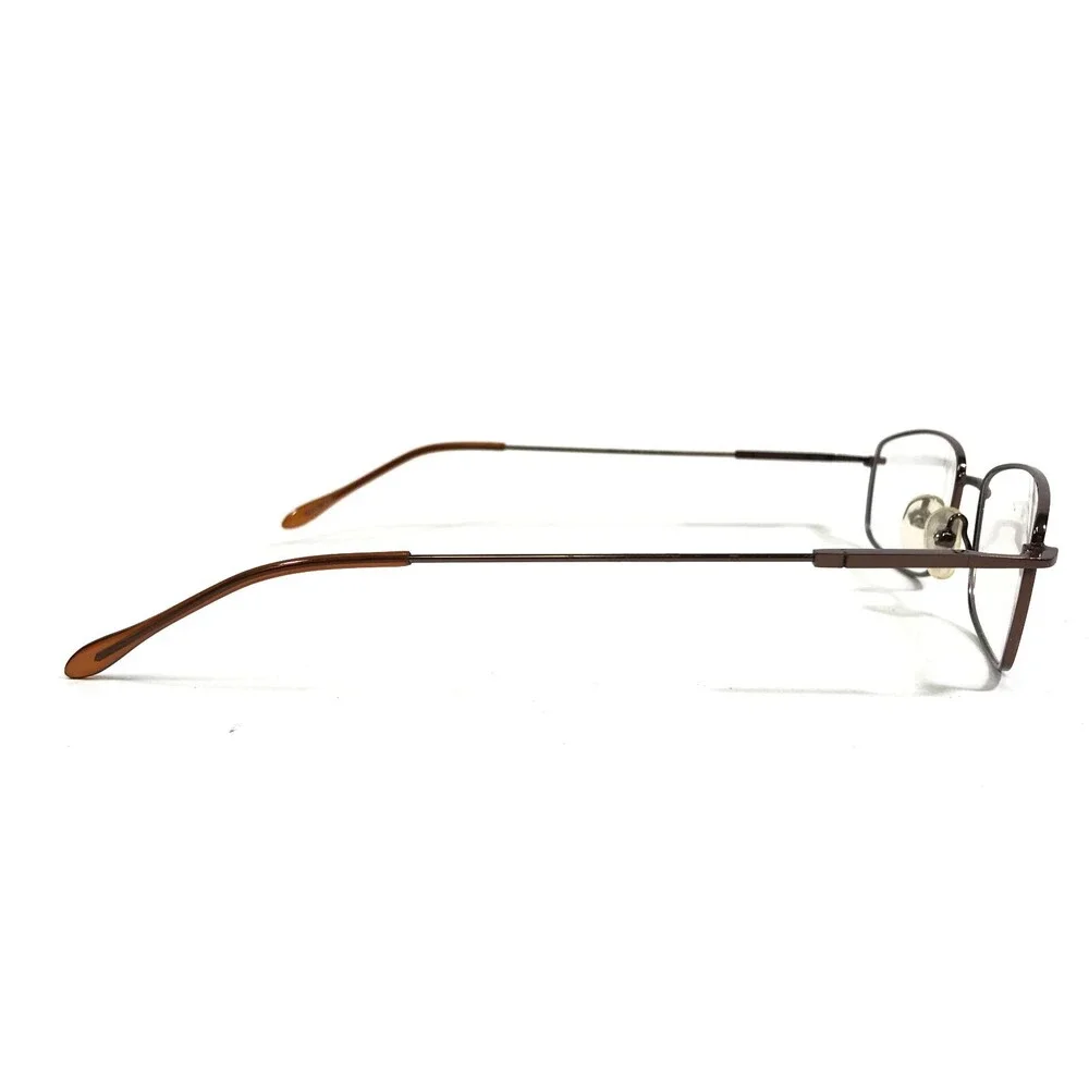 Reality R 3776 BROWN Eyeglasses Frames Rectangular Full Rim 56-17-145